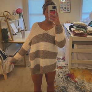altard state striped sweater